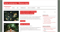 Desktop Screenshot of mateusz.org.pl